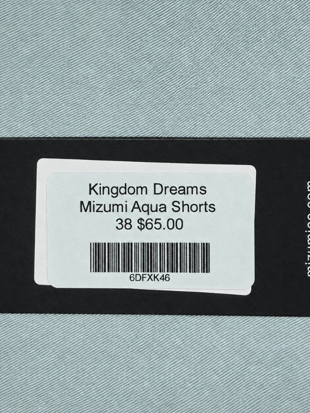 Mizumi Couture Kingdom Dreams Aqua Shorts Men's Size 38 - Picture 8 of 11
